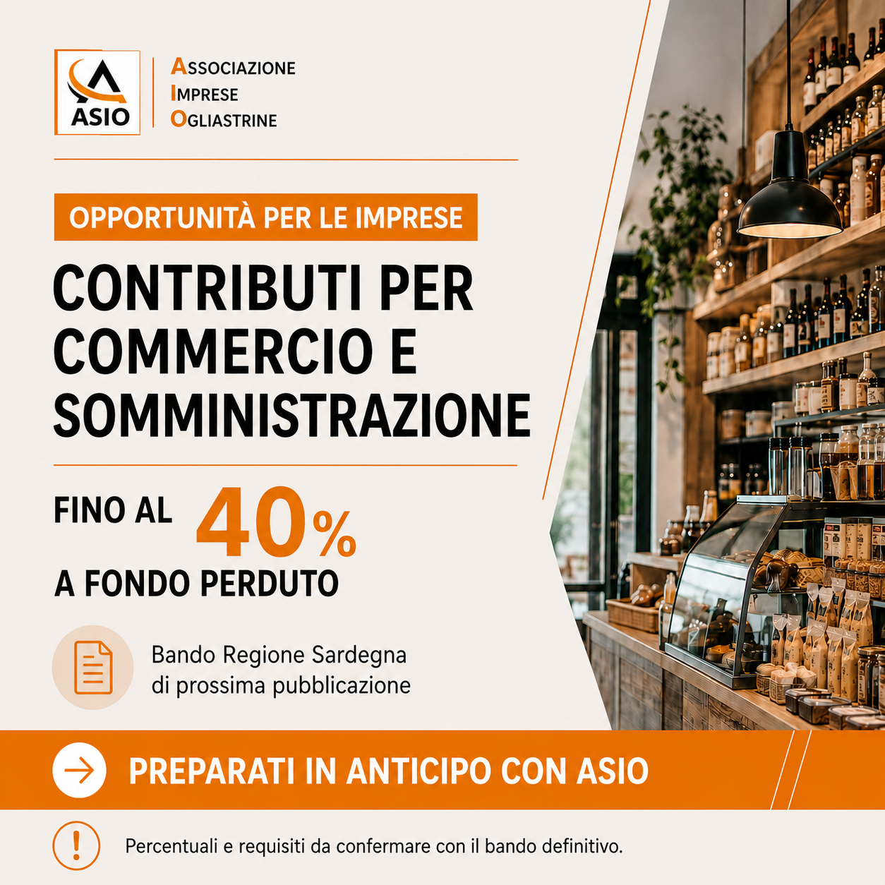 contributo per commercio regione sardegna ASIO